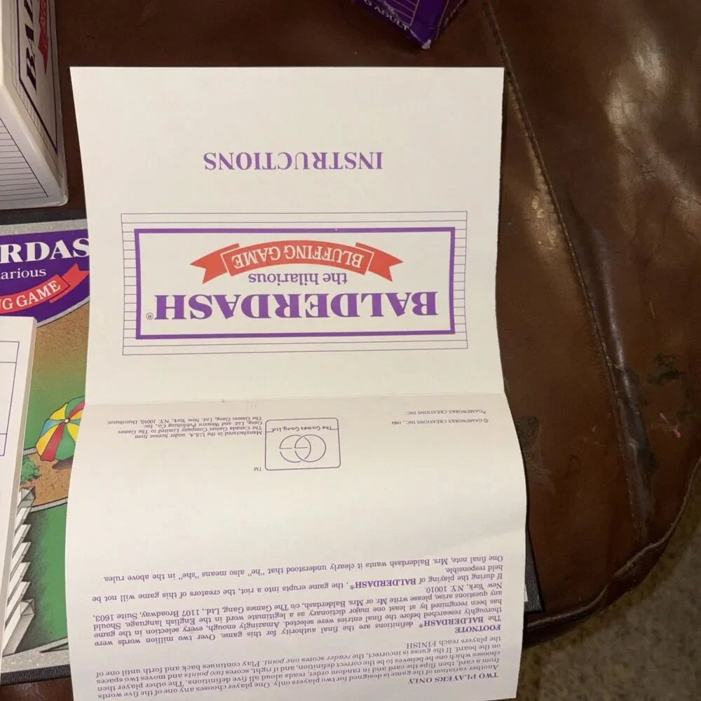 Balderdash Board Game – Complete Party Bluffing Game – Endless Games – Tested